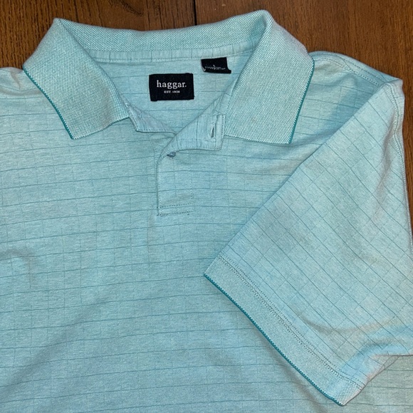 Men’s Teal Collard Shirt - Picture 2 of 4